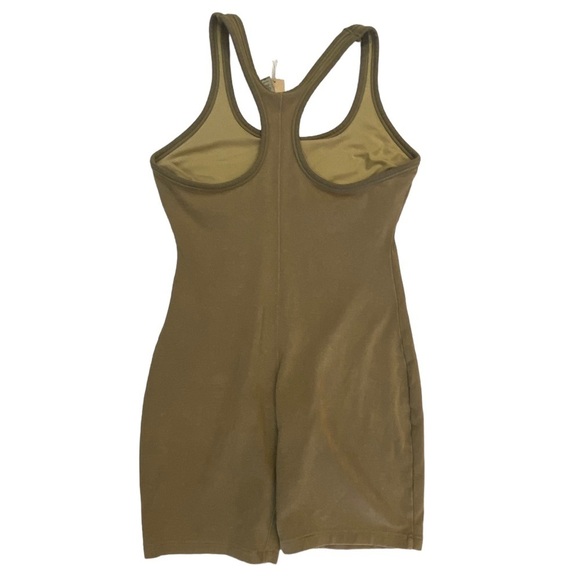 NWT Skims Outdoor Basics Mid Thigh Bodysuit Romper in Sepia Size 2XL - Picture 3 of 10